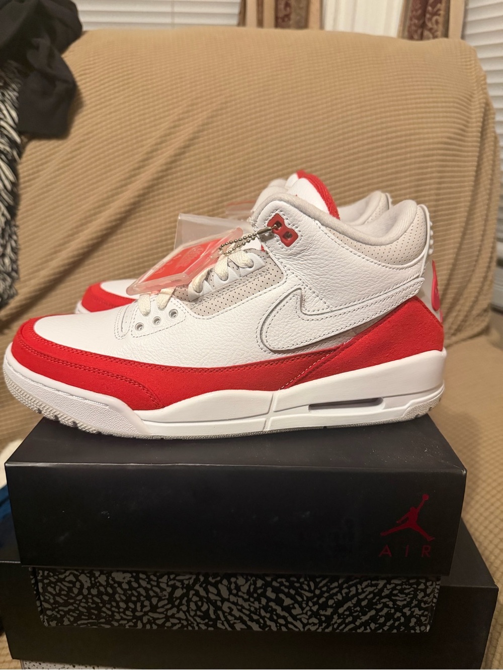 Air Jordan 3 tinker Hatfield size 9.5, new with box ,